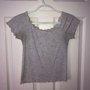 light grey t-shirt